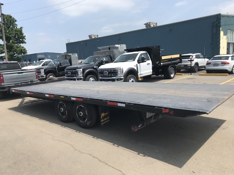 Cargo, Utility Trailers  2025 Miska 7 Ton Hydraulic Tilt Flatbed Photo